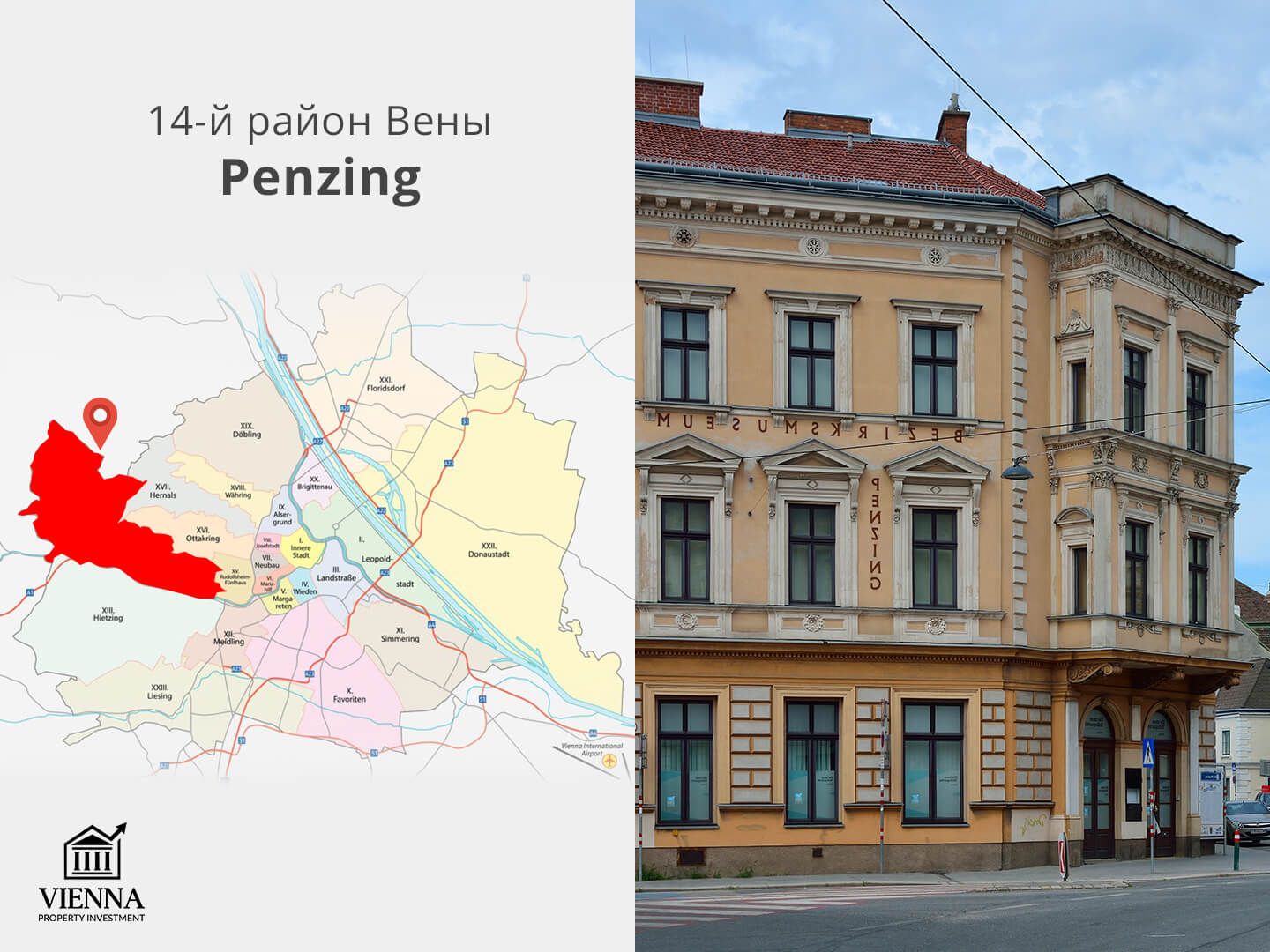 Bản đồ quận Vienna, quận 14