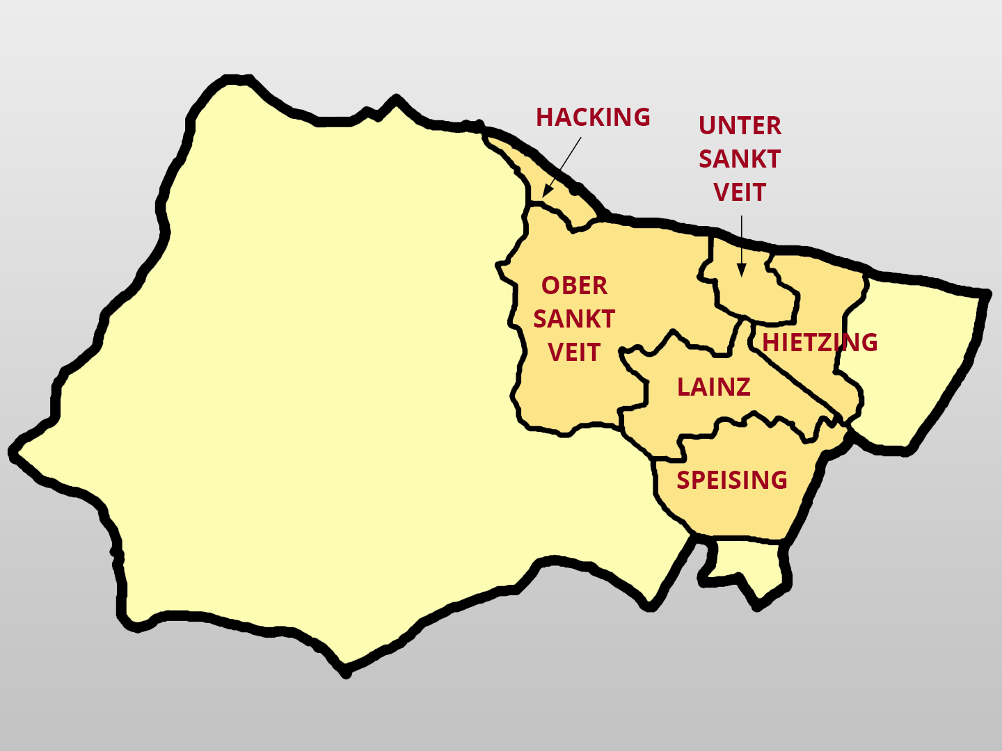 O 13º distrito de Viena, atingindo o zoneamento.