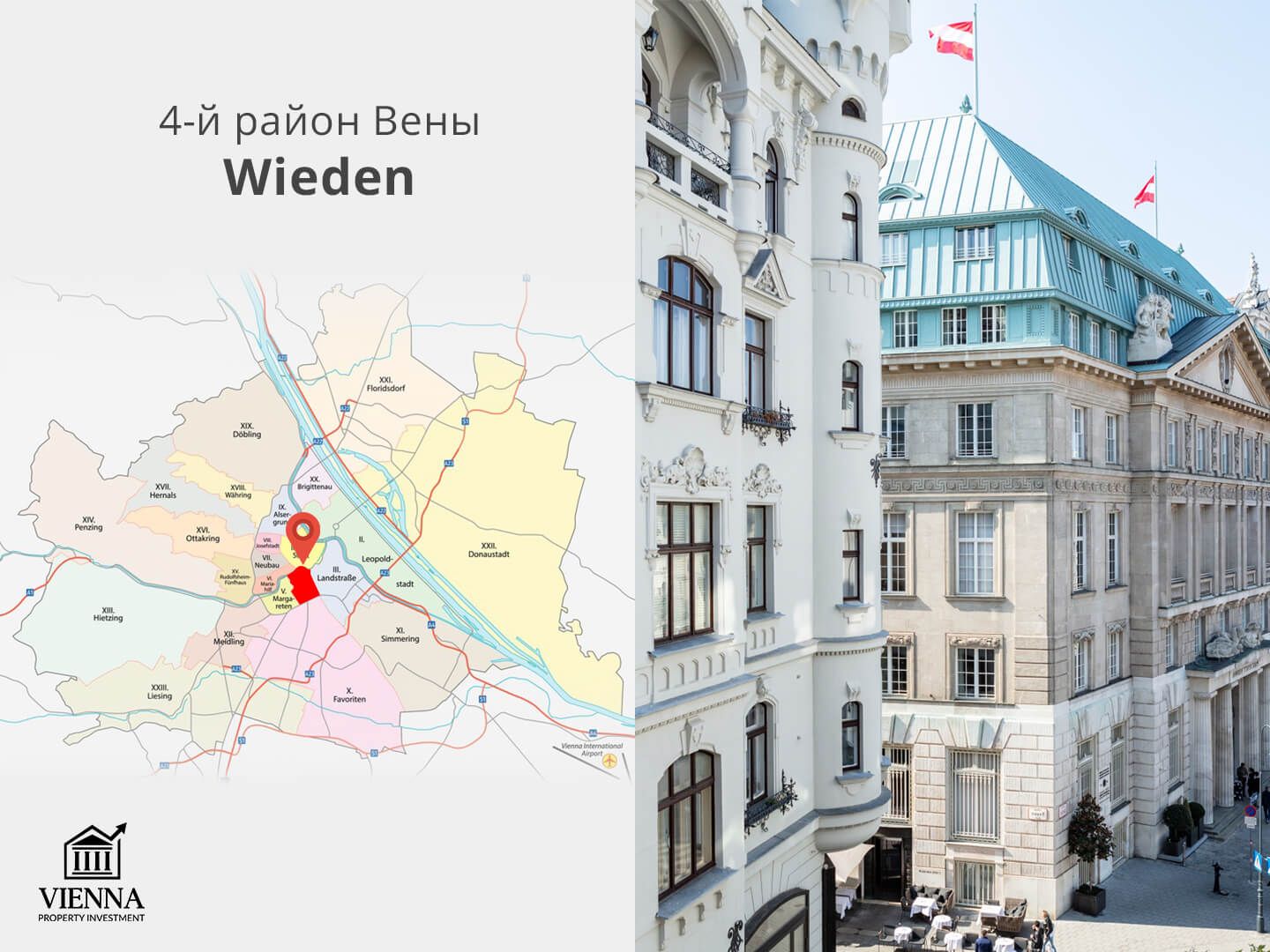 Bản đồ Quận 4 của Vienna