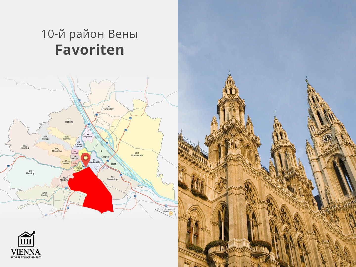 Bản đồ quận Vienna, quận 10