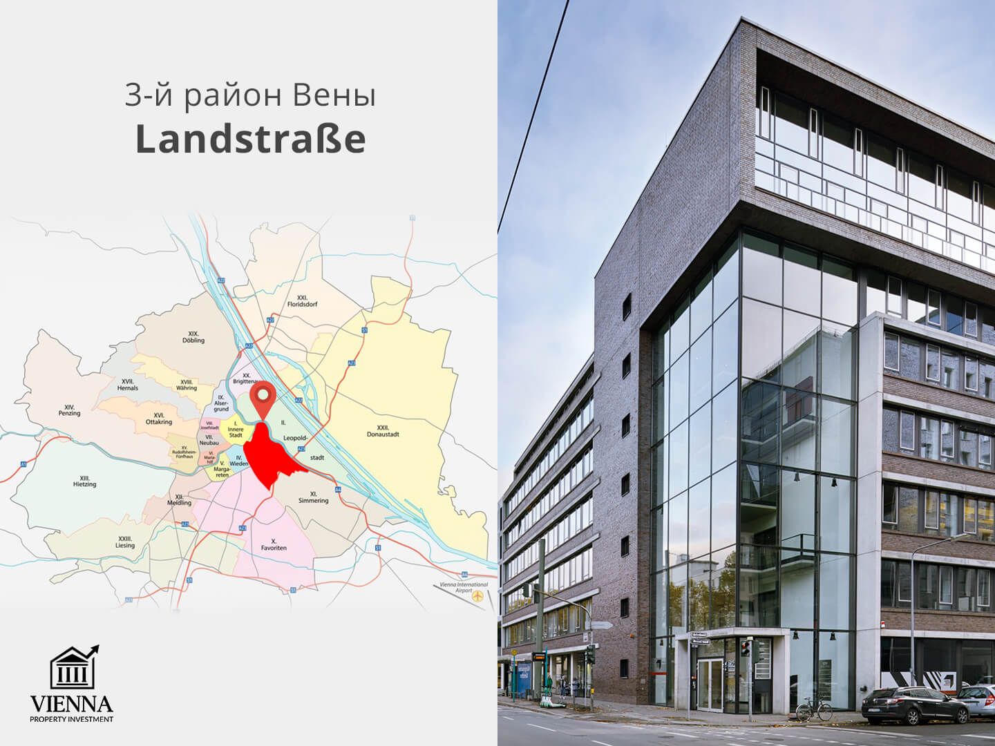 Bản đồ Quận 3 của Vienna