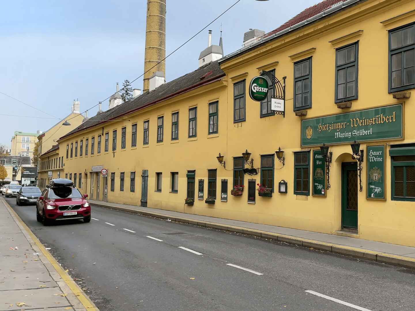 13º distrito de Viena, em ascensão.