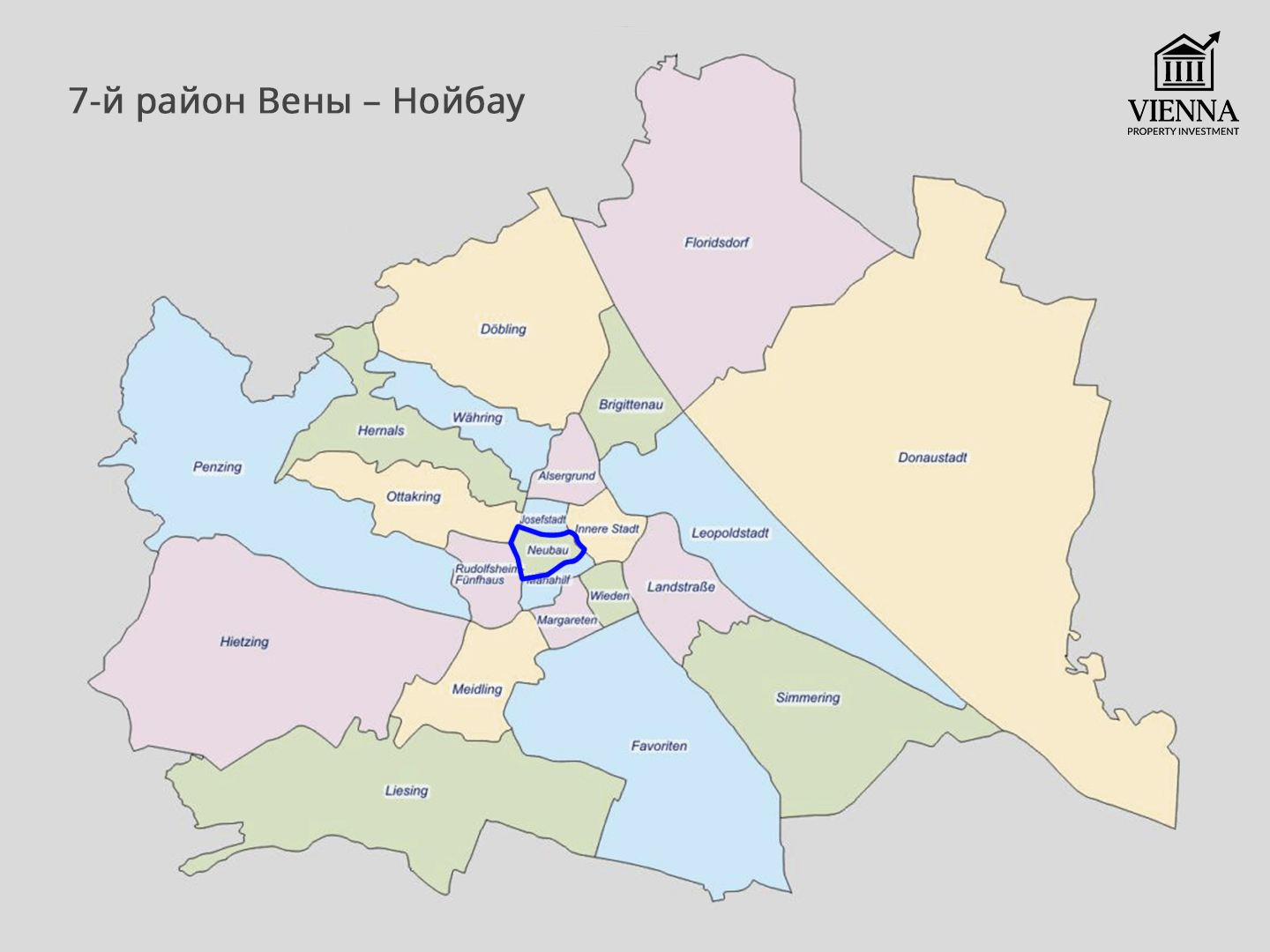 Минтақаи 7-уми Вена дар харита