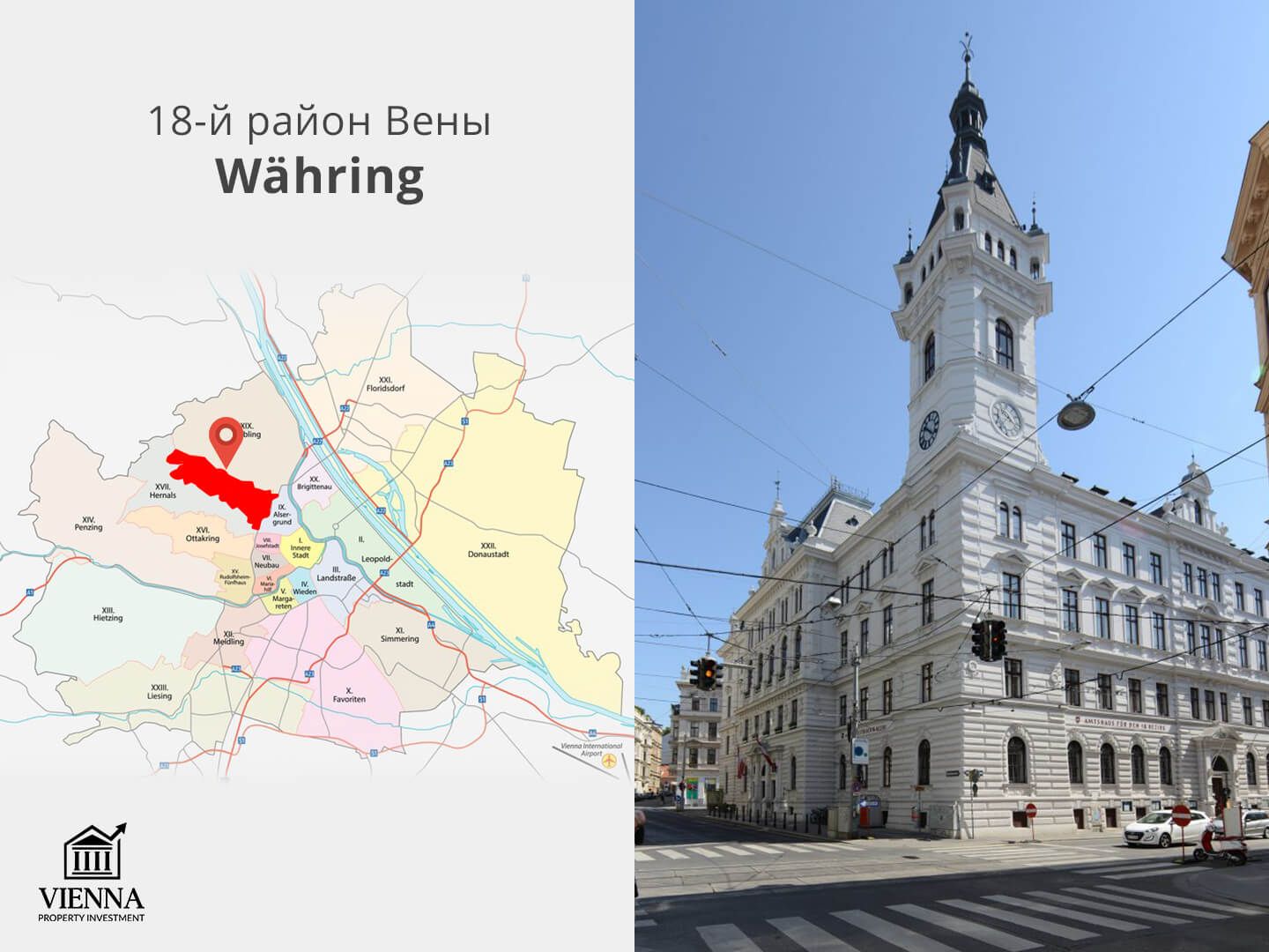 Bản đồ quận Vienna, quận 18