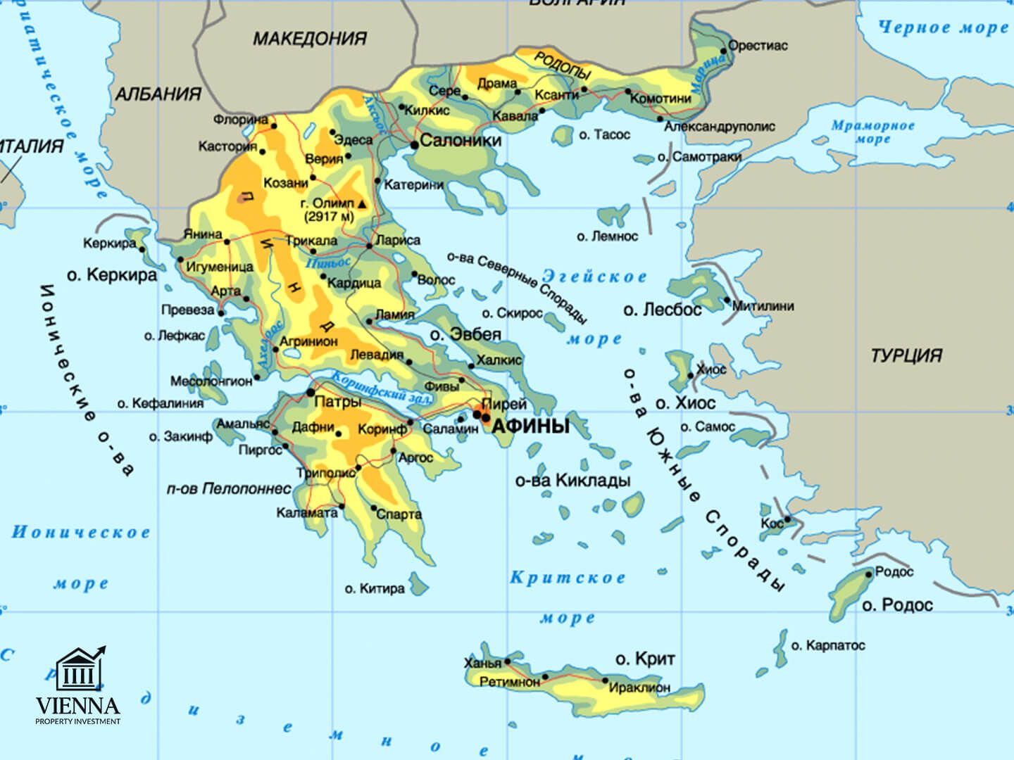 инвестиционная карта греции