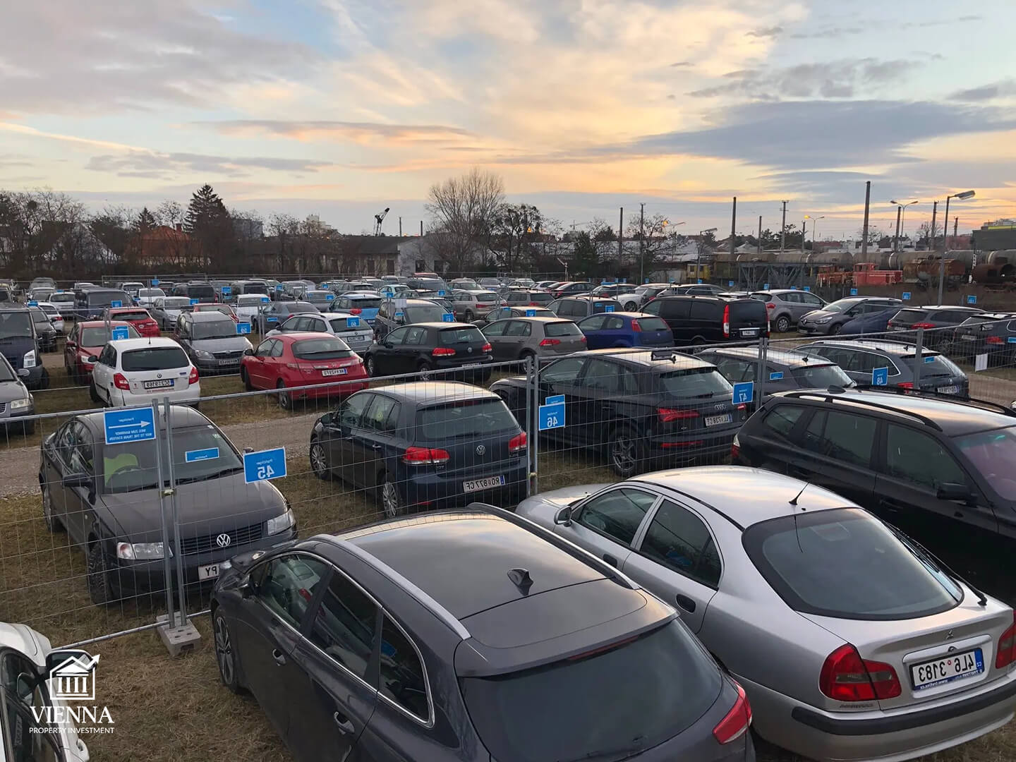 युक्रेनियन लोकांसाठी व्हिएन्नामध्ये पार्किंग