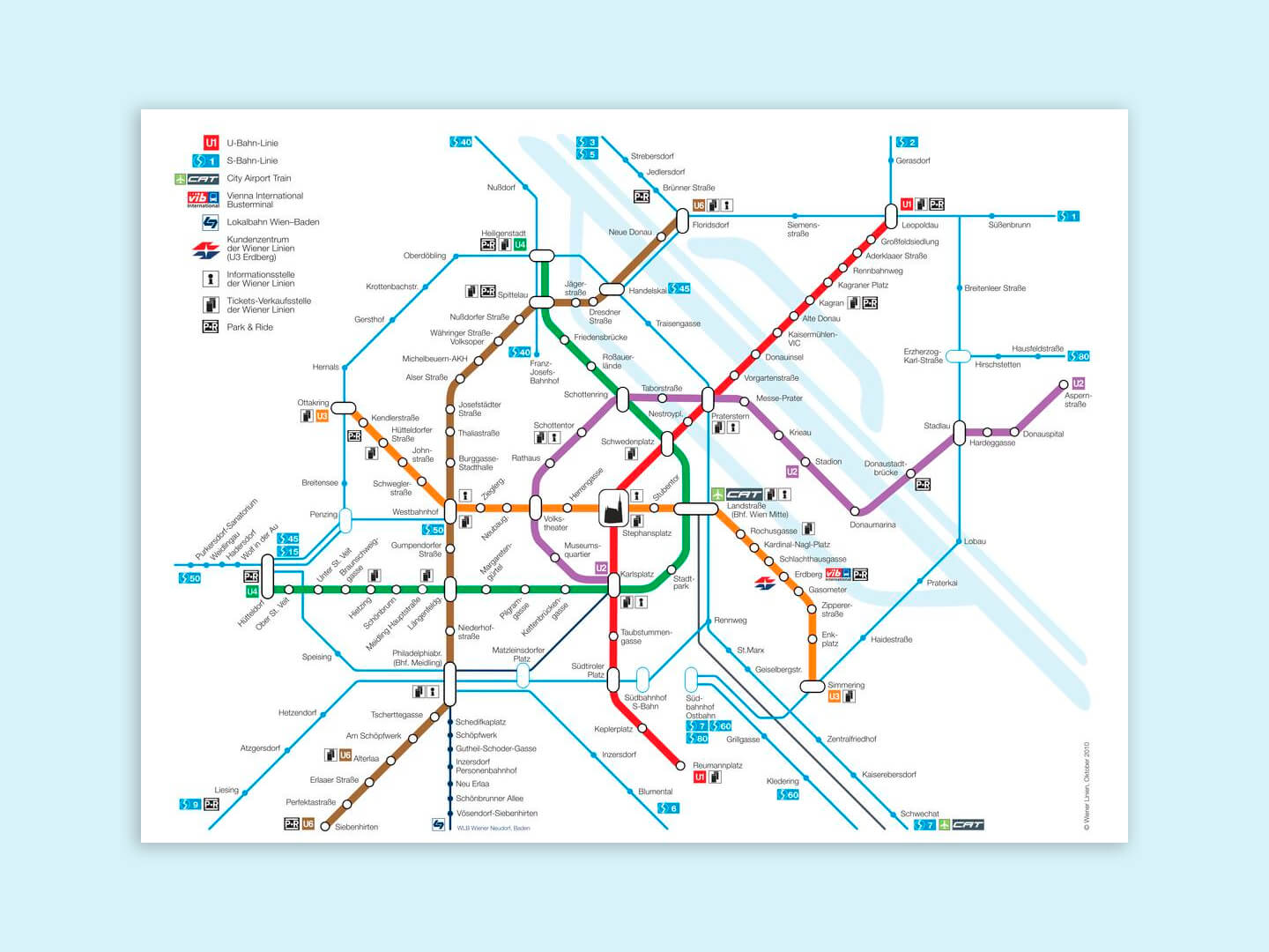 व्हिएन्ना मेट्रो नकाशा