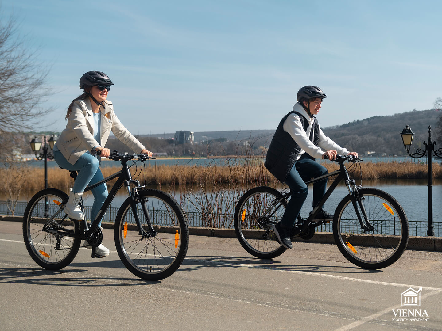 Венаның Бриджиттенау 20-шы ауданындағы велосипед жолдары