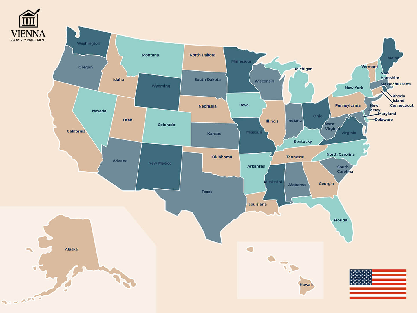 גיאוגרפיה של עסקאות נדל"ן בארה"ב
