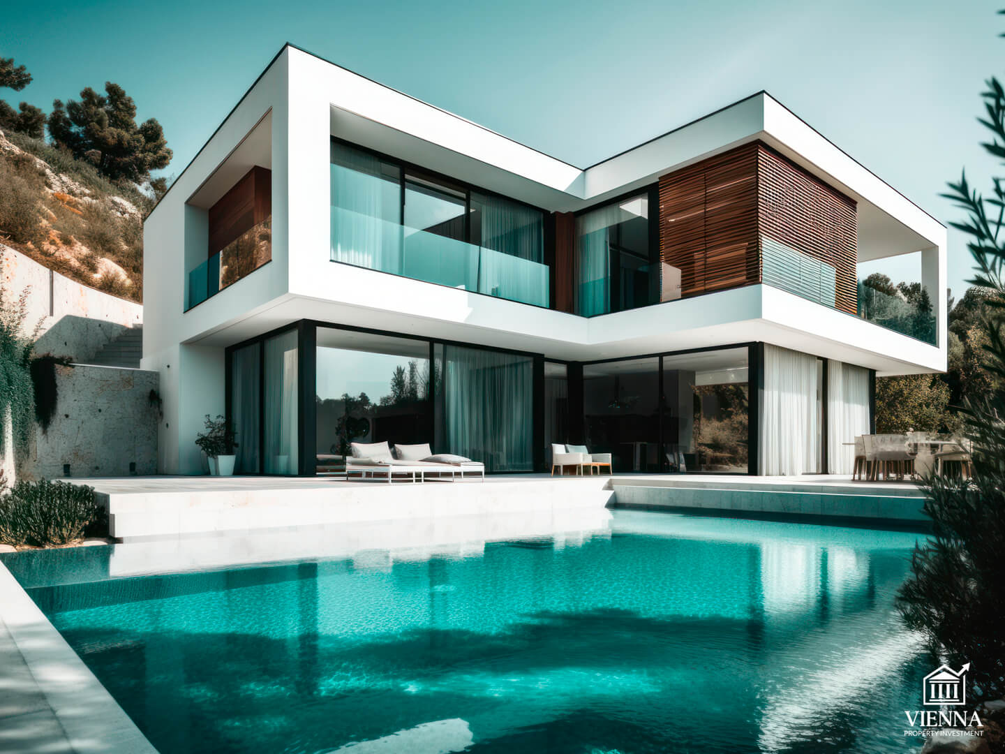 ლამაზი უძრავი ქონება საზღვარგარეთ