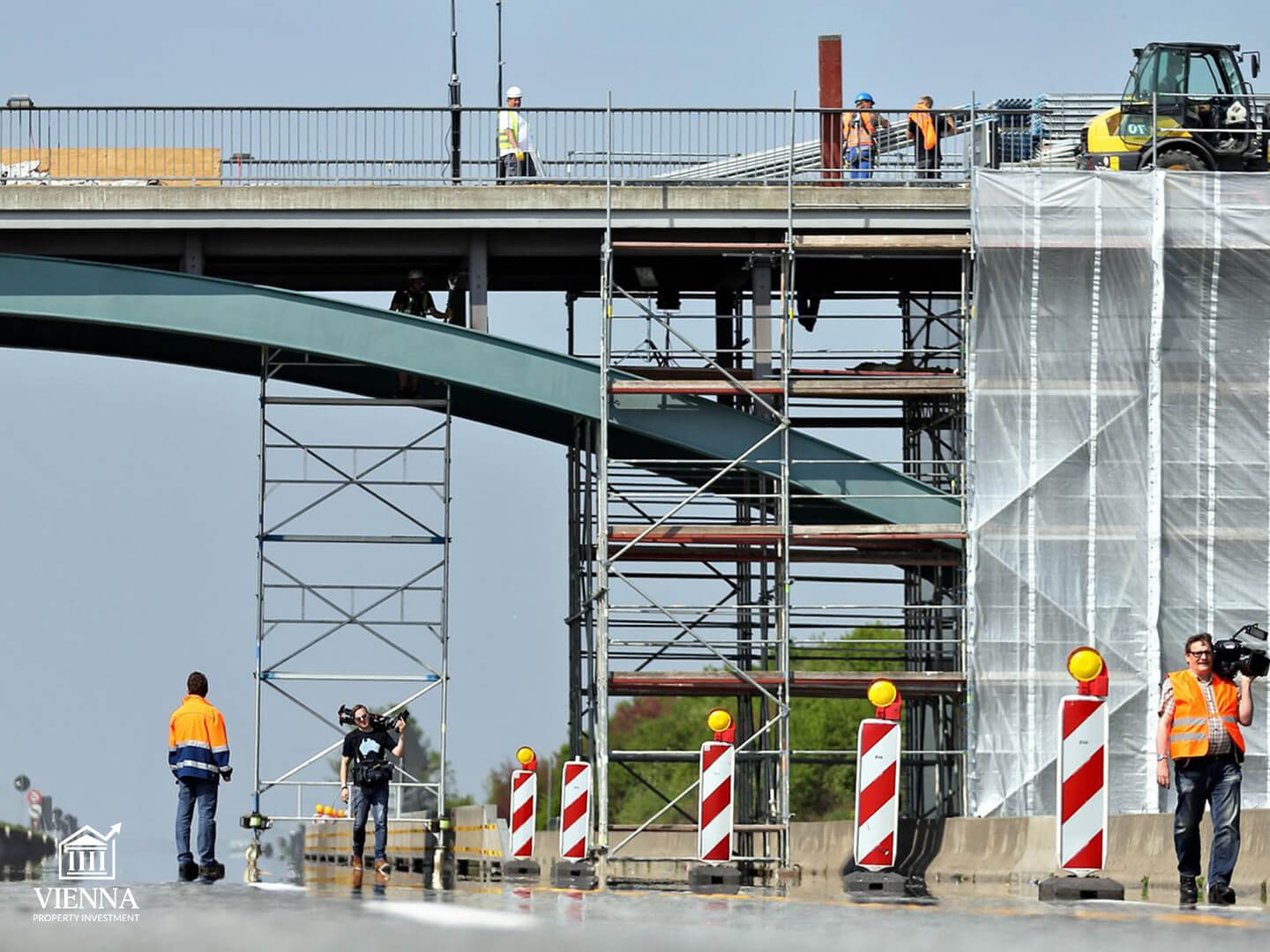 Công tác sửa chữa cầu và đường ở Vienna