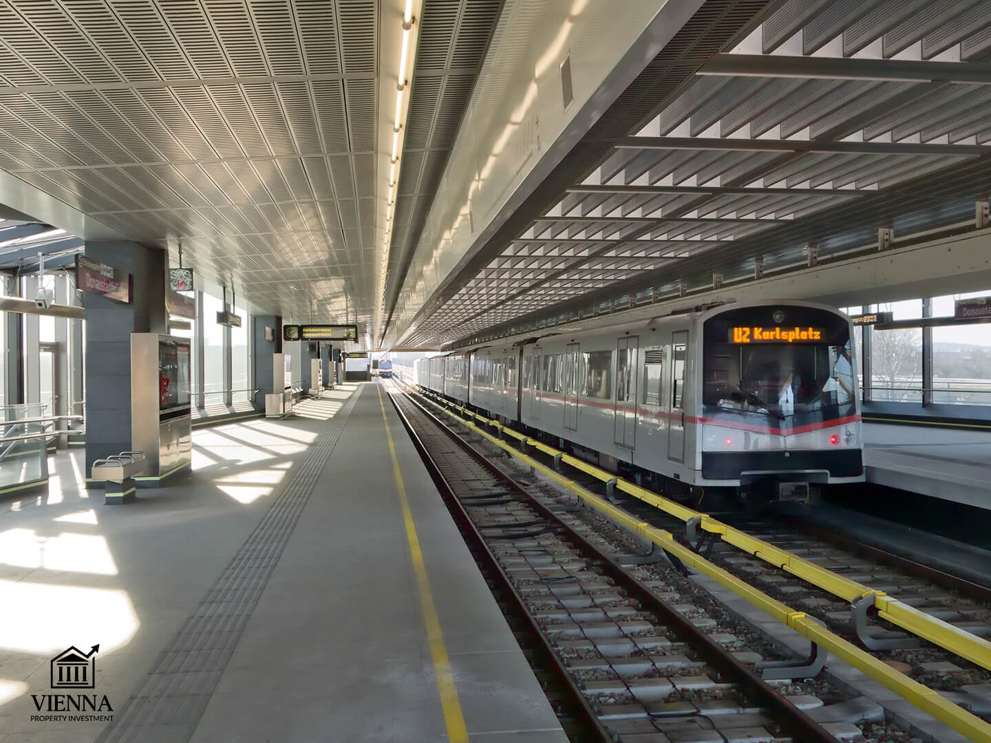 22 distrito ng Vienna Donaustadt metro