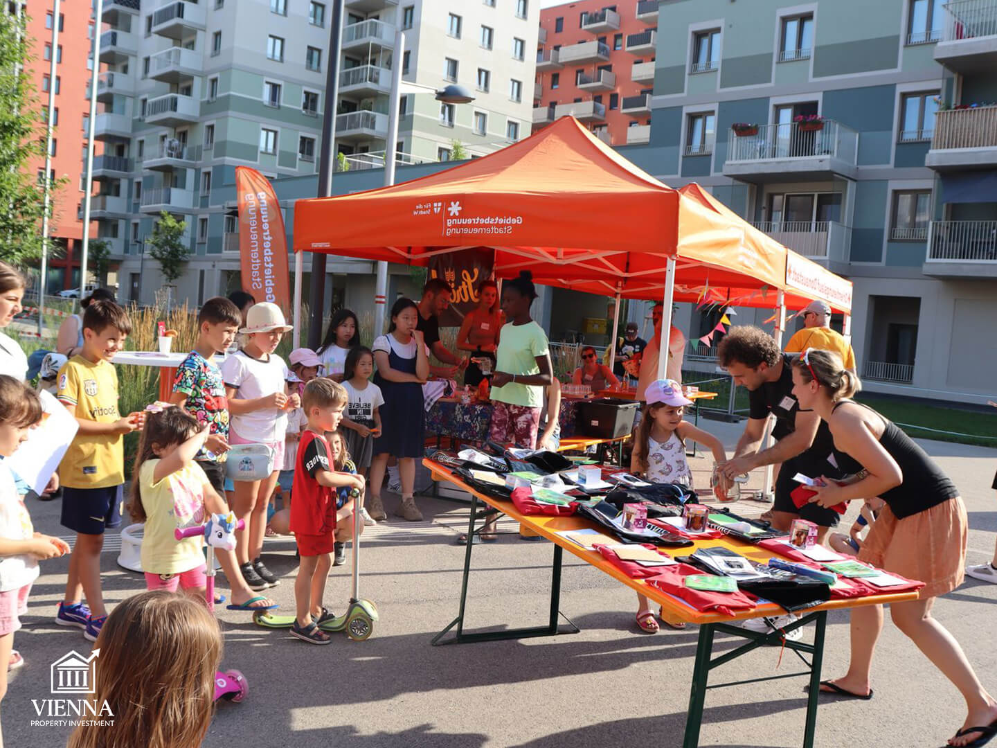 Ika-22 distrito ng populasyon ng Vienna Donaustadt