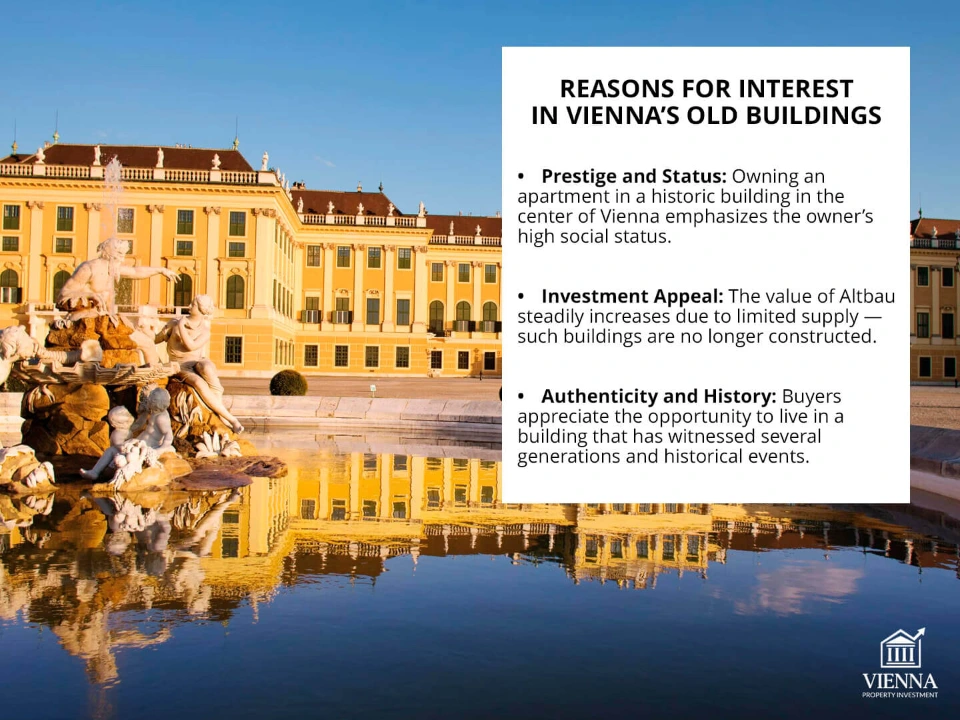 Պատմական անշարժ գույք Վիեննայում. հետաքրքրության պատճառներ