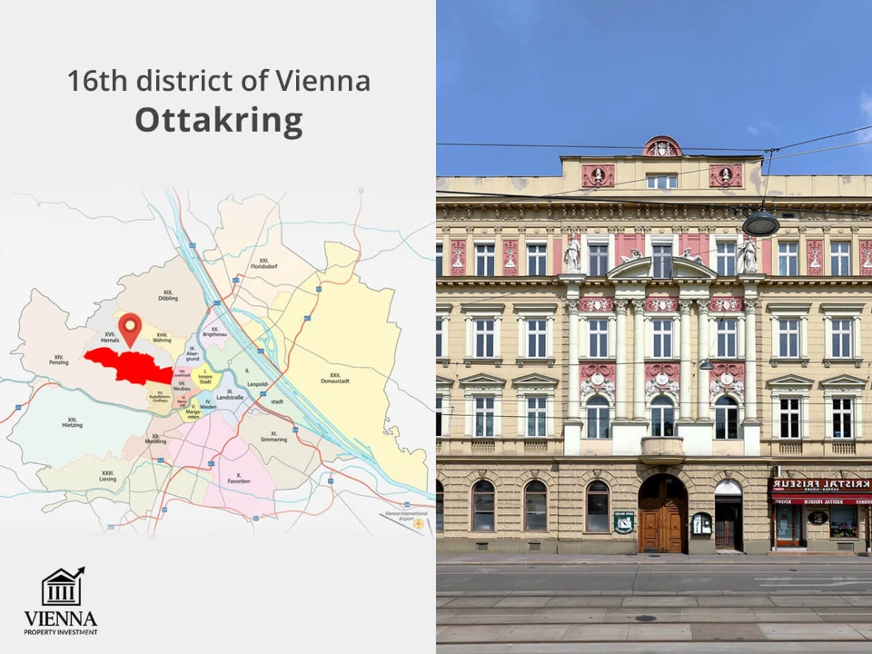 מפת מחוז וינה, הרובע ה-16