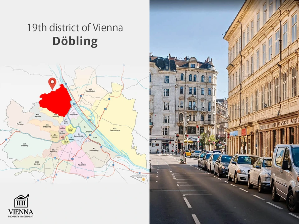 מפת מחוז וינה, הרובע ה-19