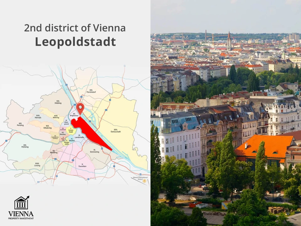 מפת רובע 2 של וינה