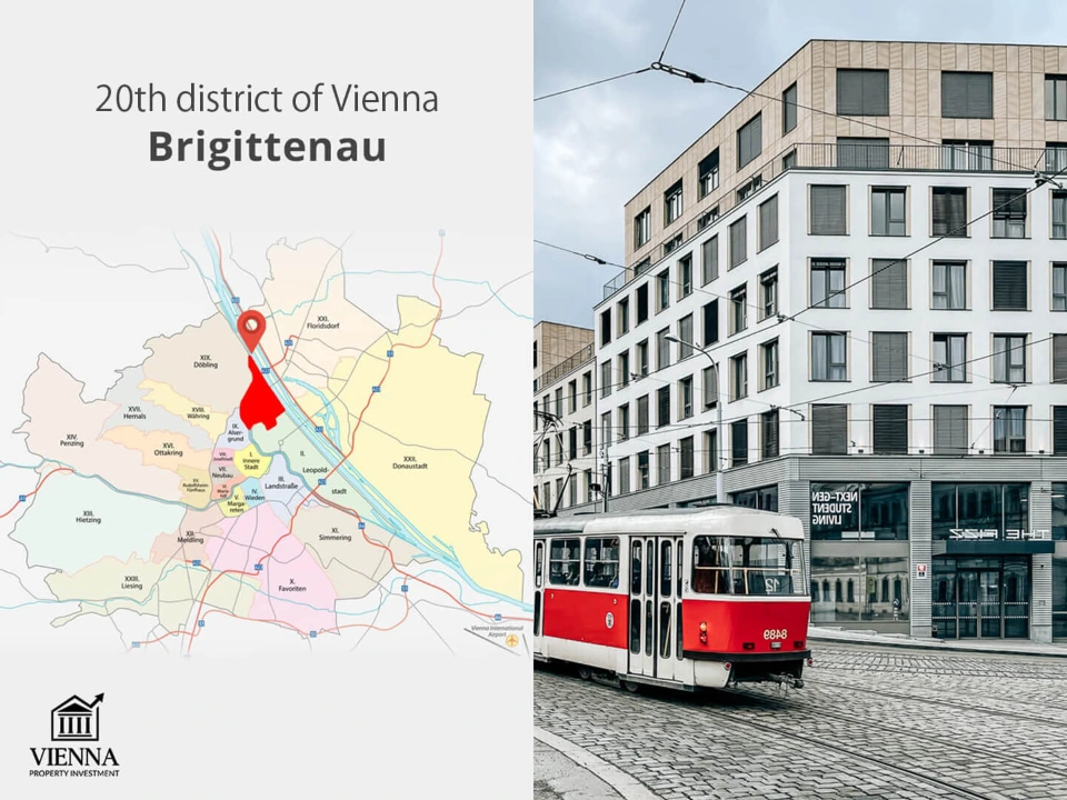 מפת מחוז וינה, הרובע ה-20