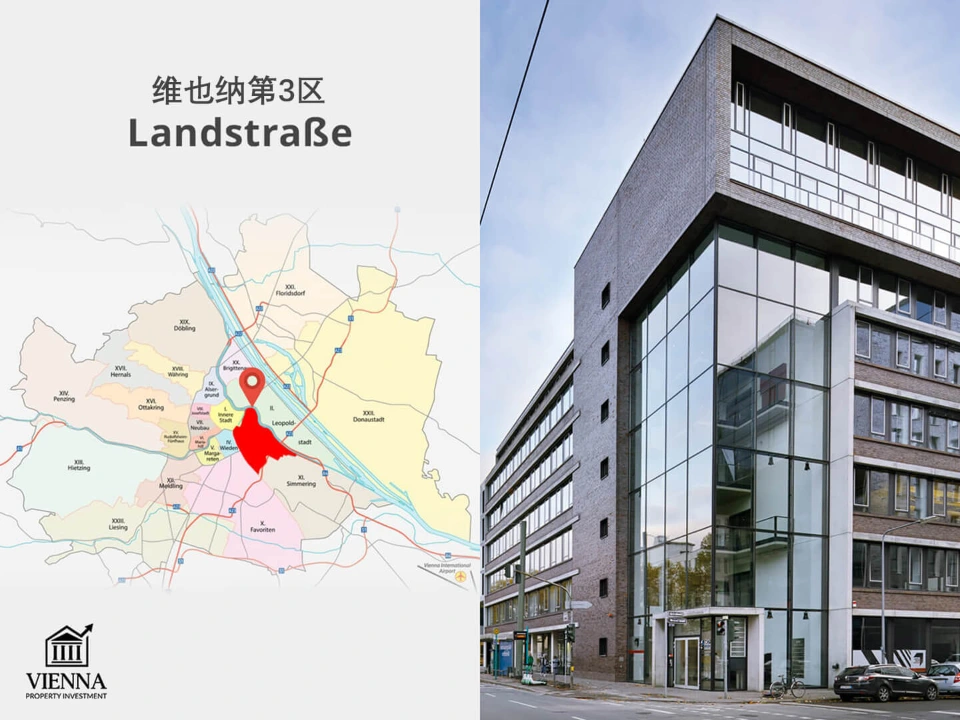 維也納第三區地圖
