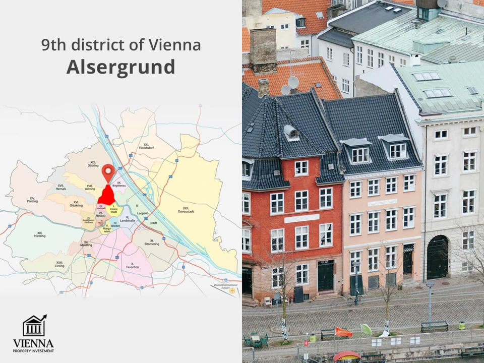 מפת מחוז וינה, הרובע ה-9